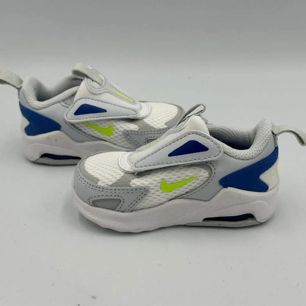Nike Air Max Bolt TDE Toddler Shoes Pure Platinum Volt Grey CW1629-004 Size‎ 4C